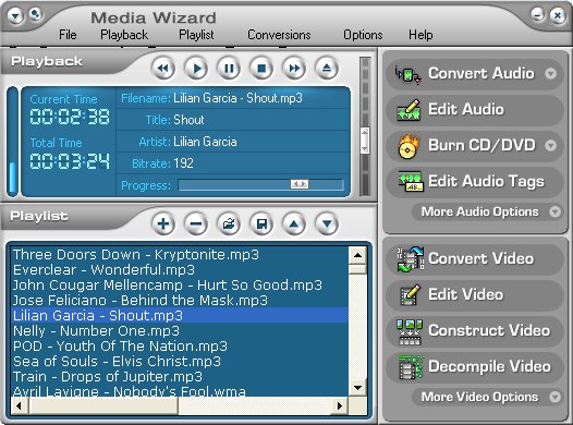 All-in-one audio and video converter, editor, recorder, burner, and much more!